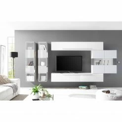 LC Spa Ensemble meubles TV Infinity IX (5 él.) - Blanc brillant -loftscape Boutique 1000193647 191029 16360000006 MOOD DETAILS P000000001000193647 mood