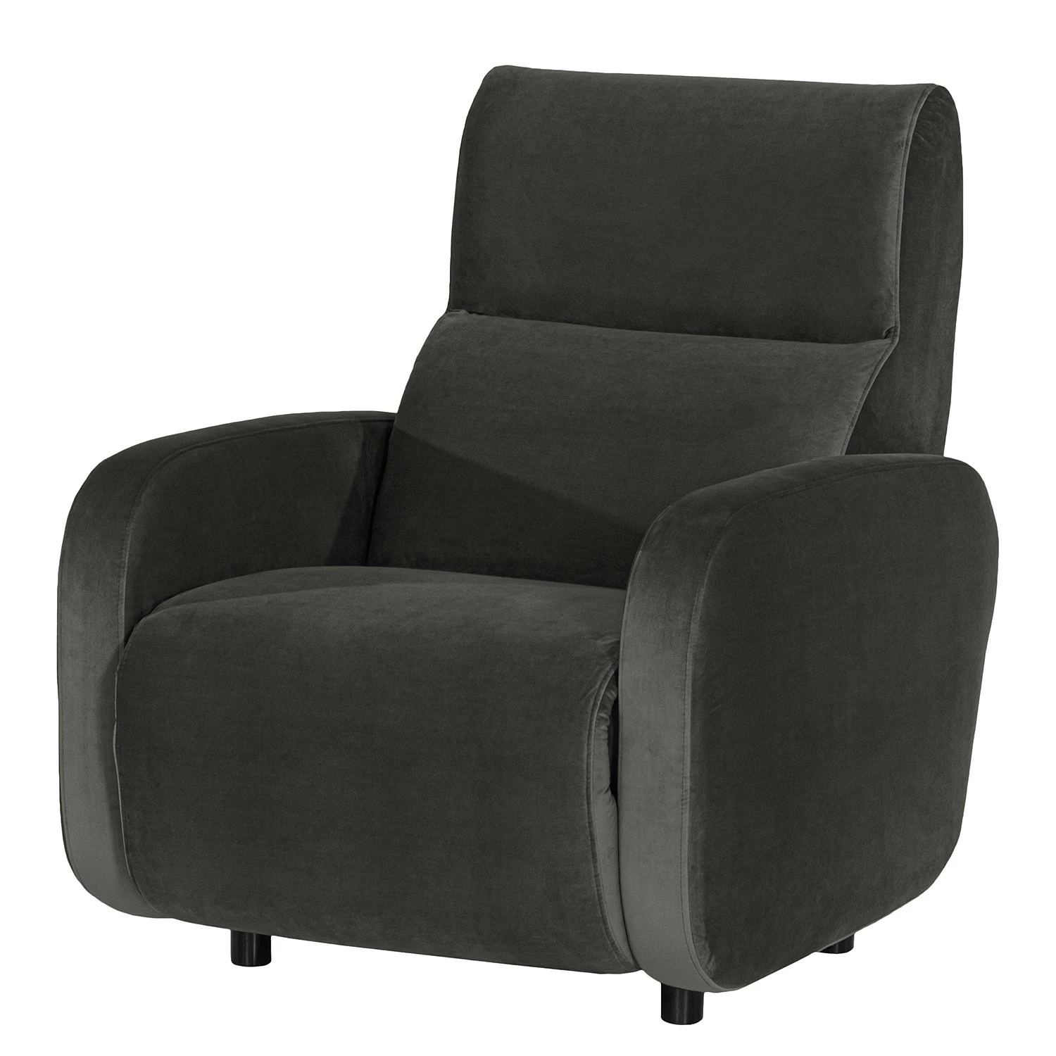 Loftscape Fauteuil Mezin I - Velours - Velours Ravi: Anthracite 3 Loftscape Fauteuil Mezin I - Velours - Velours Ravi: Anthracite