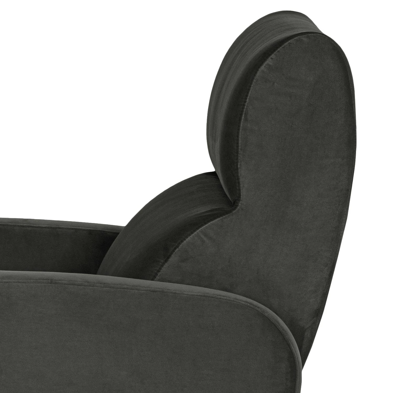 Loftscape Fauteuil Mezin I - Velours - Velours Ravi: Anthracite 10 Loftscape Fauteuil Mezin I - Velours - Velours Ravi: Anthracite – Image 8