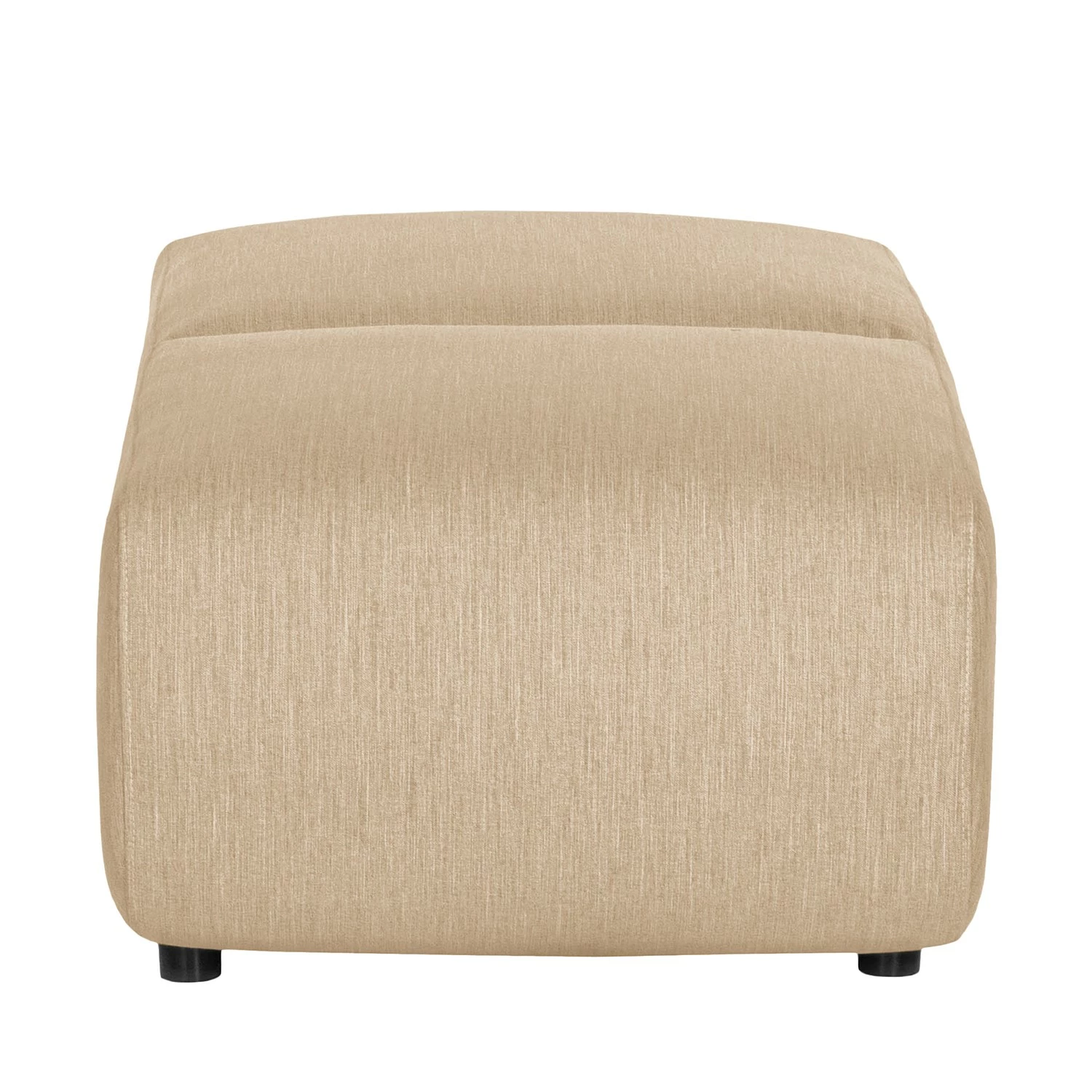 Loftscape Repose-pieds Mezin I - Velours - Tissu Meara: Beige 6 Loftscape Repose-pieds Mezin I - Velours - Tissu Meara: Beige – Image 4