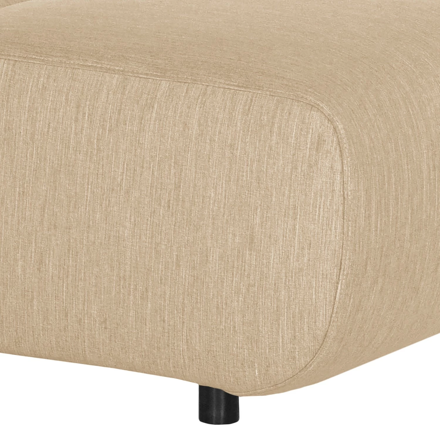 Loftscape Repose-pieds Mezin I - Velours - Tissu Meara: Beige 8 Loftscape Repose-pieds Mezin I - Velours - Tissu Meara: Beige – Image 6