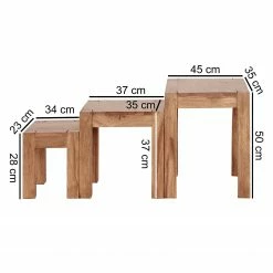 Naturoo Tables gigognes Woodfin (lot de 3) - Acacia massif -loftscape Boutique 1000194211 200108 10050200054 SKETCH DETAILS P000000001000194211 sketch