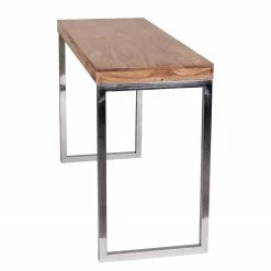 Naturoo Console Tolono - Acacia massif / Acier inoxydable - Acacia / Chrome -loftscape Boutique 1000194217 200108 10050600090 DETAILS P000000001000194217