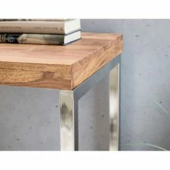 Naturoo Console Tolono - Acacia massif / Acier inoxydable - Acacia / Chrome -loftscape Boutique 1000194217 200108 10050600092 DETAILS P000000001000194217