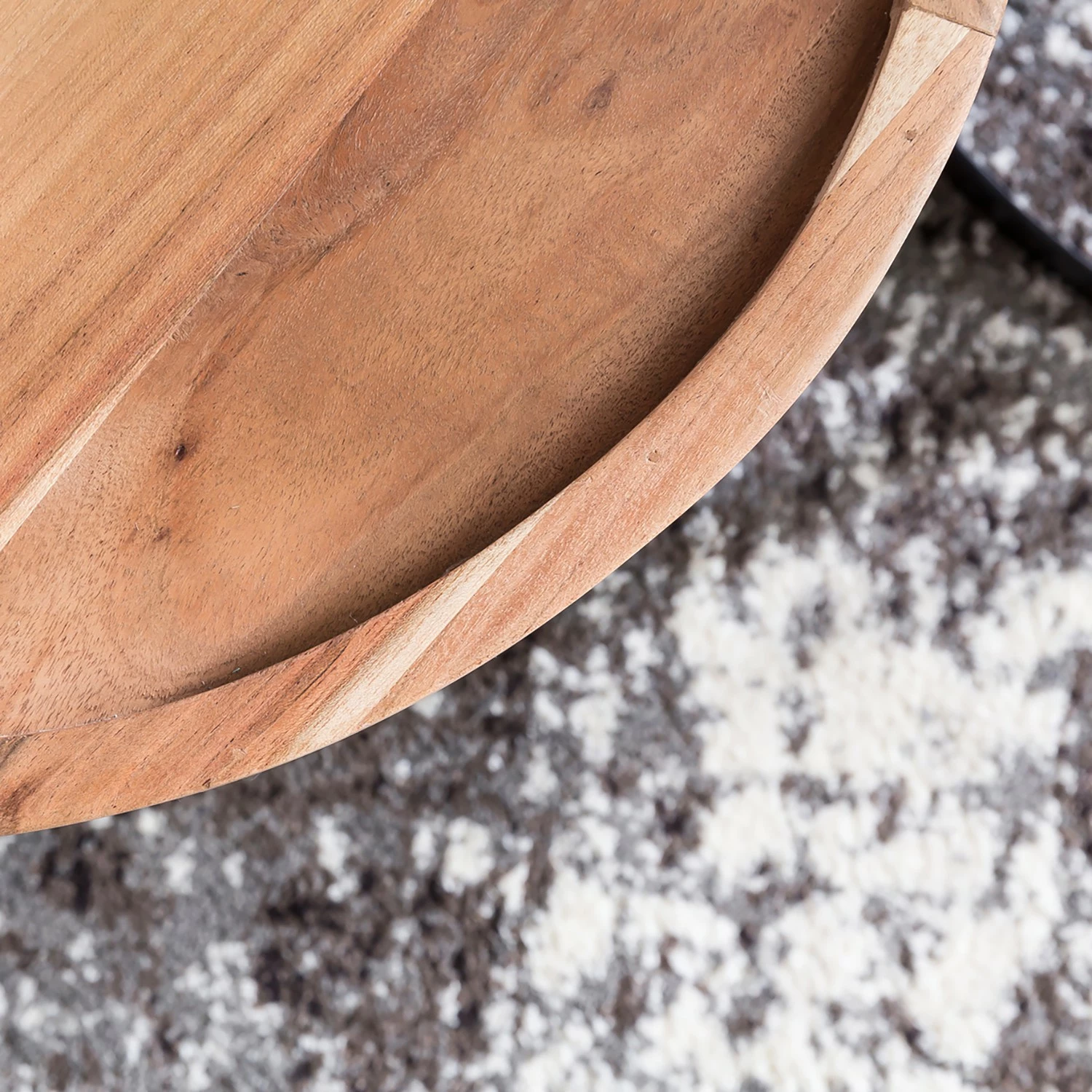 Naturoo Bouts de canapé Palos I (lot de 2) - Acacia massif / Métal - Acacia / Noir 7 Naturoo Bouts de canapé Palos I (lot de 2) - Acacia massif / Métal - Acacia / Noir – Image 5