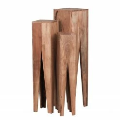 Naturoo Bouts de canapé Dandrige (lot de 3) - Acacia massif