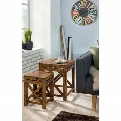 Naturoo Bouts de canapé Ridgely (lot de 2) - Sheesham massif 9 Naturoo Bouts de canapé Ridgely (lot de 2) - Sheesham massif -loftscape Boutique 1000194233 200108 10051900192 MOOD DETAILS P000000001000194233 mood