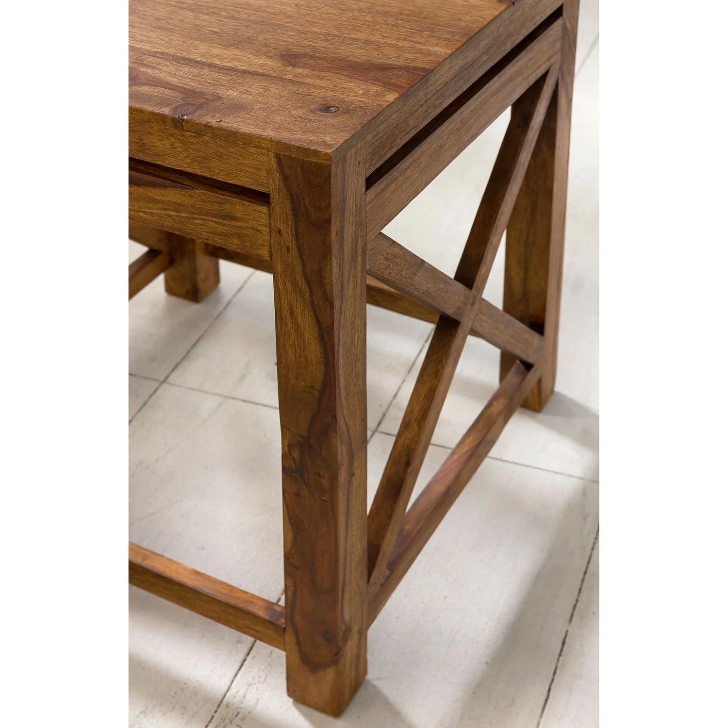 Naturoo Bouts de canapé Ridgely (lot de 2) - Sheesham massif 7 Naturoo Bouts de canapé Ridgely (lot de 2) - Sheesham massif – Image 5