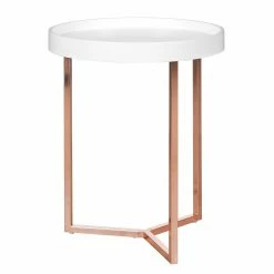 Jack & Alice Bout de canapé Brookford - Blanc