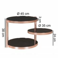 Jack & Alice Bout de canapé Cotopaxi - Verre / Métal - Noir / Cuivre 13 Jack & Alice Bout de canapé Cotopaxi - Verre / Métal - Noir / Cuivre -loftscape Boutique 1000194268 200108 10055000407 SKETCH DETAILS P000000001000194268 sketch