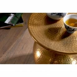 Red Living Bout de canapé Trevose - Aluminium - Doré -loftscape Boutique 1000194276 200108 10055600446 DETAILS P000000001000194276