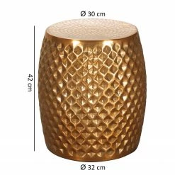 Red Living Bout de canapé Owning - Aluminium - Doré -loftscape Boutique 1000194277 200108 10055700452 SKETCH DETAILS P000000001000194277 sketch