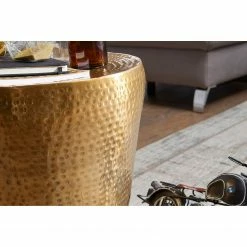 Red Living Bout de canapé Pierron - Aluminium - Doré -loftscape Boutique 1000194281 200108 10060000471 DETAILS P000000001000194281