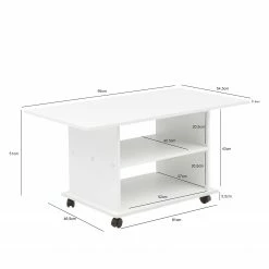 Mooved Table basse Beal II - Blanc -loftscape Boutique 1000194289 200108 10060700519 SKETCH DETAILS P000000001000194289 sketch