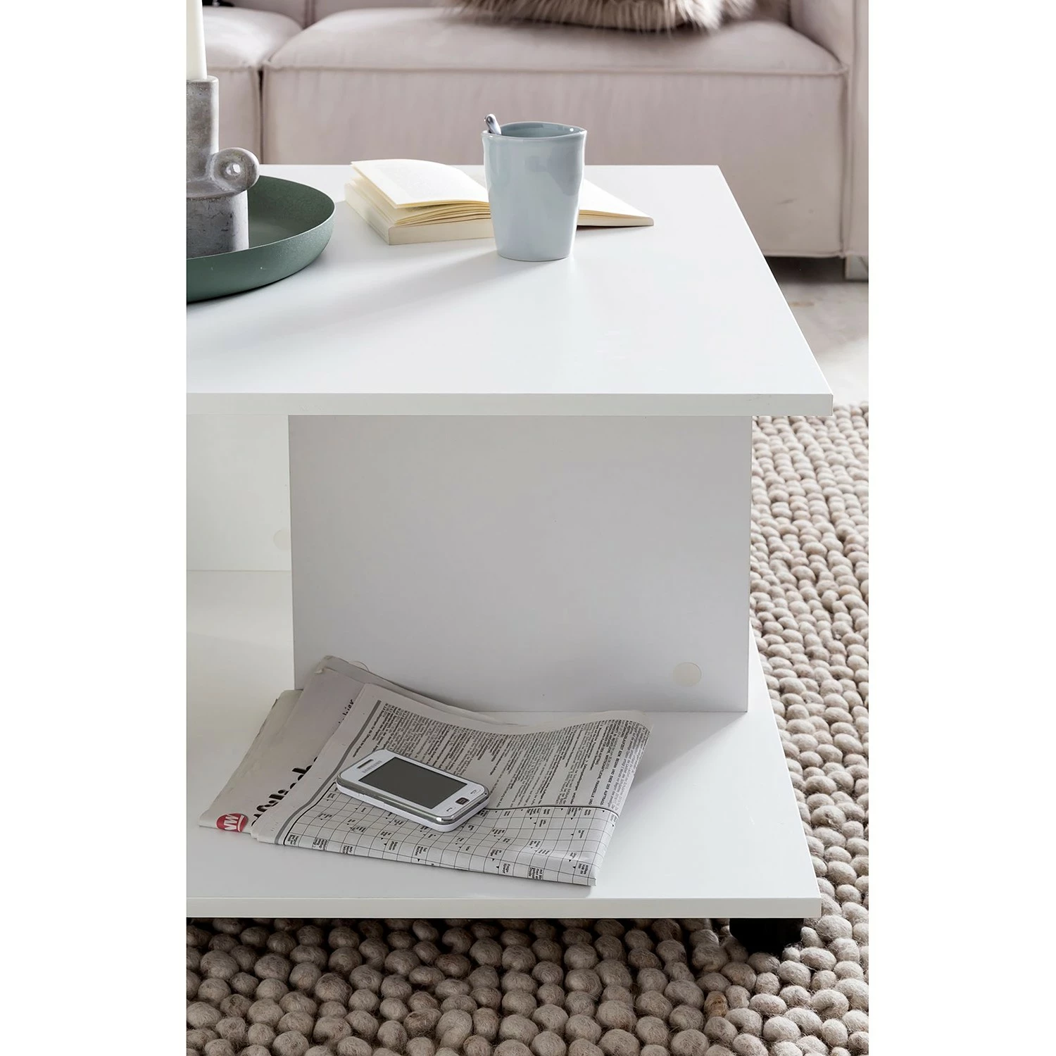 Mooved Table basse Beal IV - Blanc 6 Mooved Table basse Beal IV - Blanc – Image 4