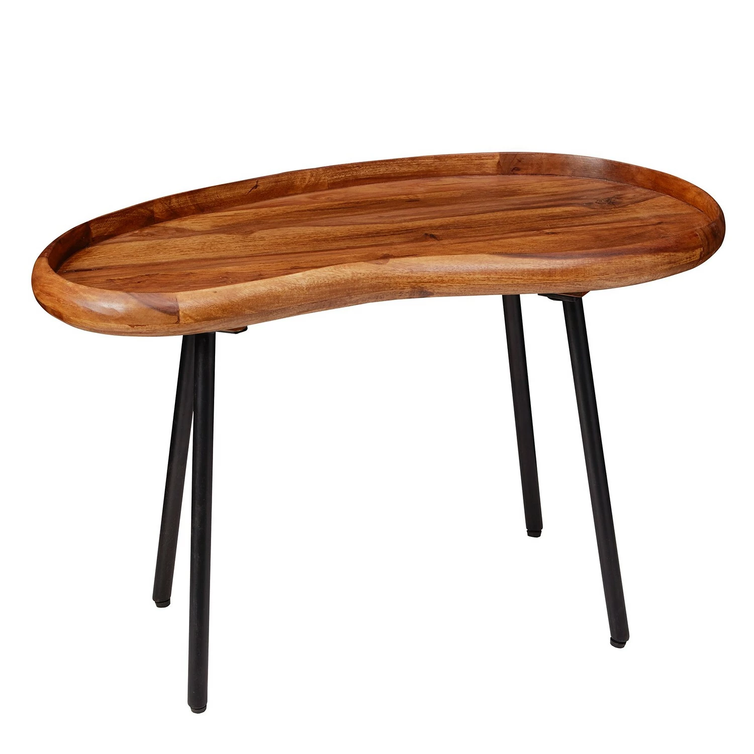 loftscape Red Living Table basse Ardee – Sheesham massif / Métal – Sheesham / Noir