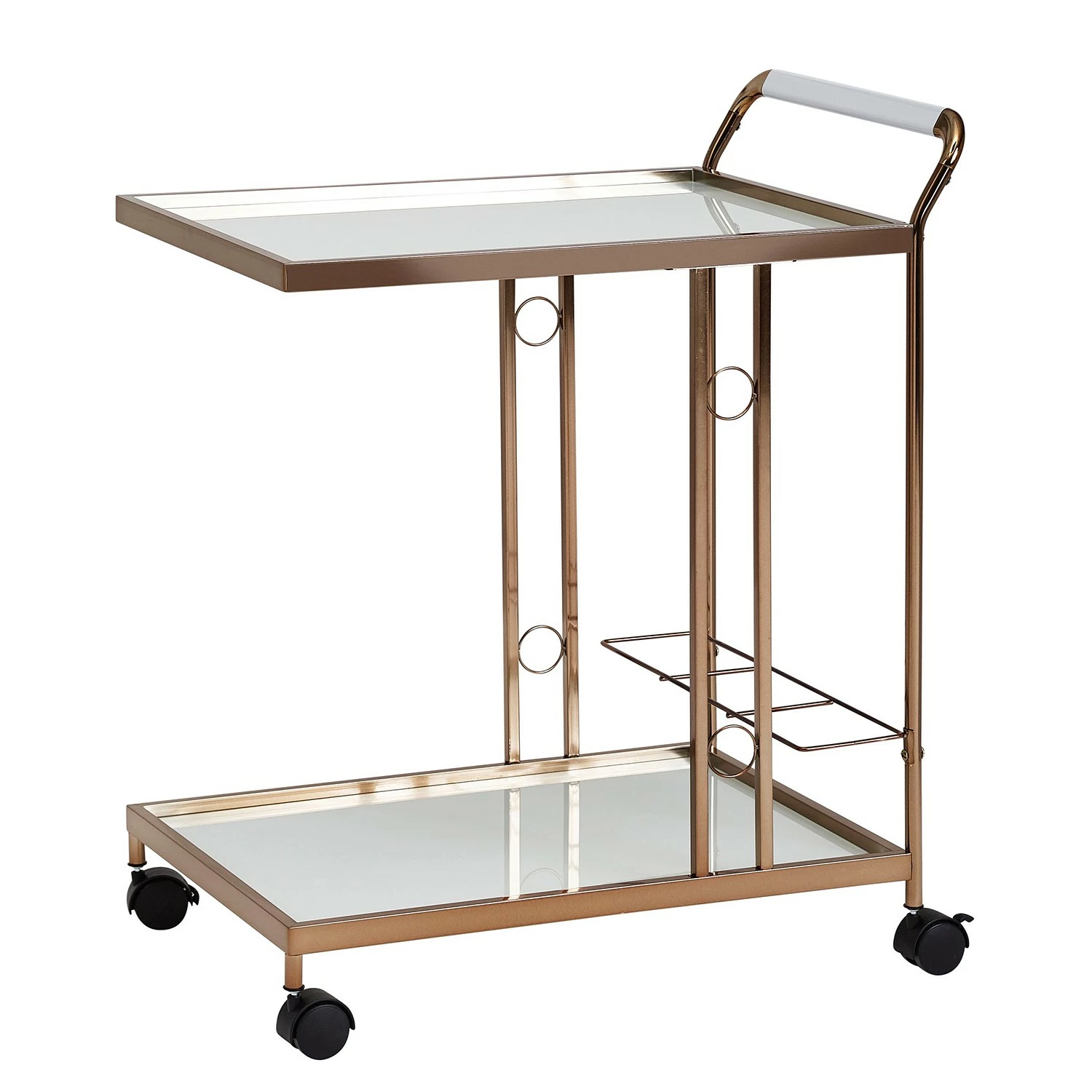 Jack & Alice Desserte Recess - Verre / Métal - Doré 3 Jack & Alice Desserte Recess - Verre / Métal - Doré