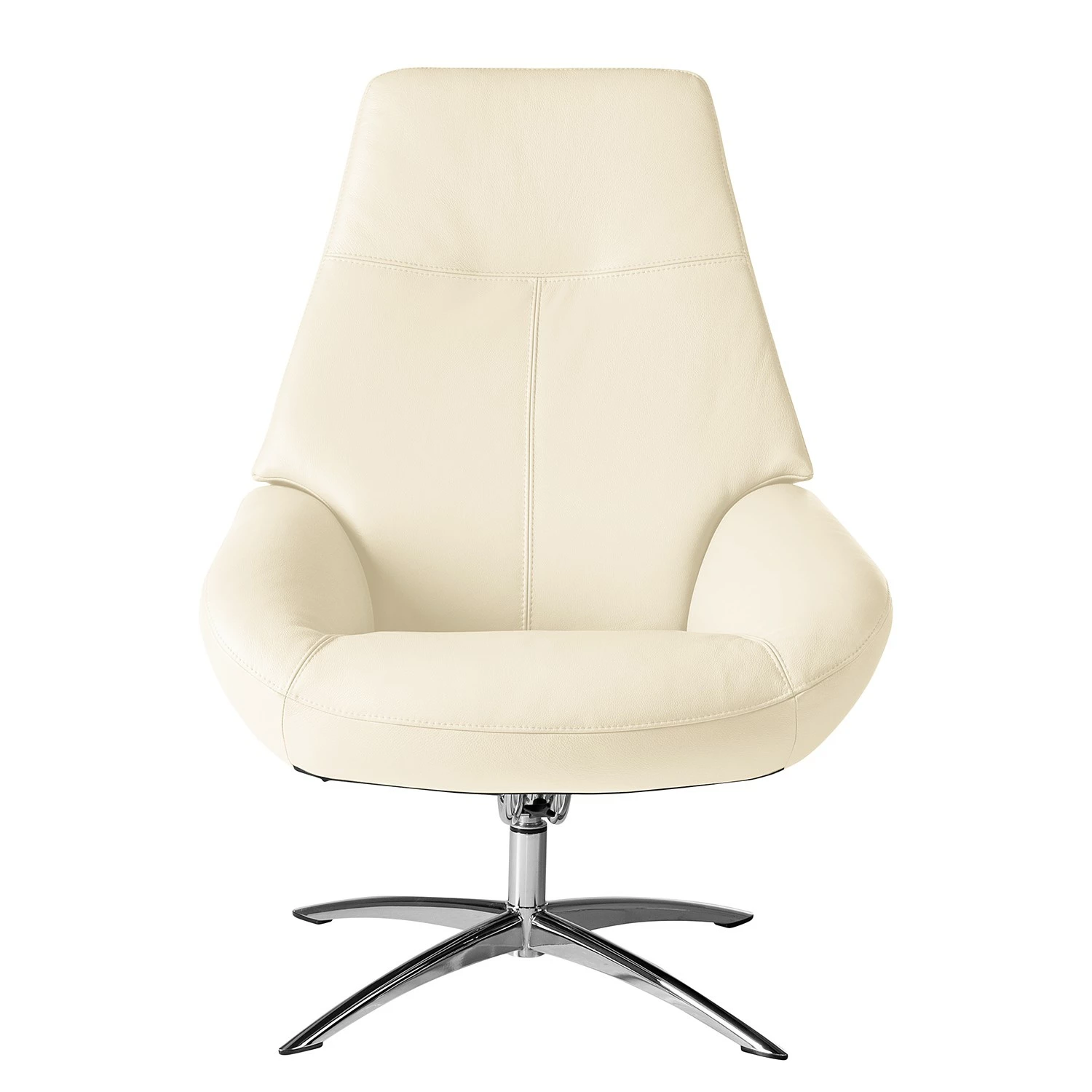 Fredriks Fauteuil relax Raahe - Cuir véritable - Crème 7 Fredriks Fauteuil relax Raahe - Cuir véritable - Crème – Image 5