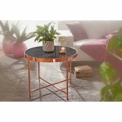 Jack & Alice Bout de canapé Cushina - Verre / métal - Imitation marbre noir / Cuivre 8 Jack & Alice Bout de canapé Cushina - Verre / métal - Imitation marbre noir / Cuivre -loftscape Boutique 1000194323 200108 10063300715 MOOD DETAILS P000000001000194323 mood