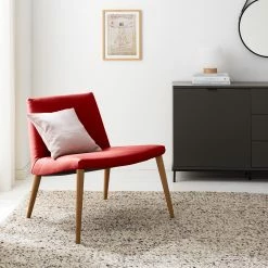 Mørteens Fauteuil Sonka - Cuir véritable - Rouge -loftscape Boutique 1000194327 210517 16064400021 MOOD DETAILS P000000001000194327 mood