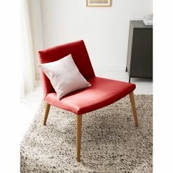 Mørteens Fauteuil Sonka - Cuir véritable - Rouge -loftscape Boutique 1000194327 210517 16064500022 MOOD DETAILS P000000001000194327 mood