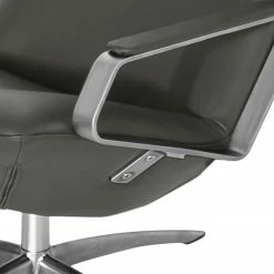 Fredriks Fauteuil relax Pargas - Cuir véritable - Gris foncé -loftscape Boutique 1000194347 220829 110 DETAILS P000000001000194347