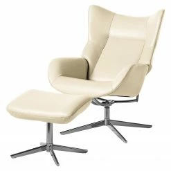 Fredriks Fauteuil relax Salla - velours - Cuir Daleb: Crème -loftscape Boutique 1000194353 210323 20202700138 DETAILS P000000001000194353