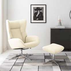 Fredriks Fauteuil relax Salla - velours - Cuir Daleb: Crème -loftscape Boutique 1000194353 210520 15464900143 MOOD DETAILS P000000001000194353 mood