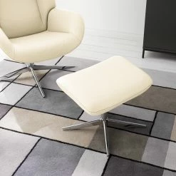 Fredriks Fauteuil relax Salla - velours - Cuir Daleb: Crème -loftscape Boutique 1000194353 210520 15464900149 DETAILS P000000001000194353