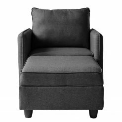 Fredriks Loveuse Lavara - Tissu - Gris foncé -loftscape Boutique 1000194549 200122 11084800010 DETAILS P000000001000194549