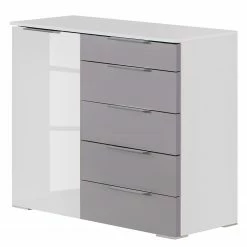 Fresh to go Commode Arizona - Blanc / Gris clair - Largeur : 81 cm