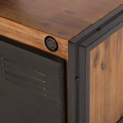 Ars manufacti Ensemble meubles TV Manchester II (4) - Acacia massif / Métal - Acacia / Anthracite -loftscape Boutique 1000196081 200406 13084800020 DETAILS P000000001000196081