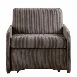 Fredriks Fauteuill convertible Disley IV - Tissu - Expresso - Avec accoudoirs
