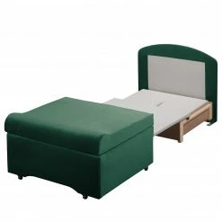 Fredriks Fauteuill convertible Disley III - Microfibre - Vert foncé - Sans accoudoirs -loftscape Boutique 1000196206 200224 14470000078 DETAILS P000000001000196206