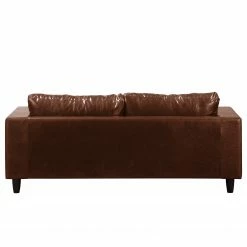 Ars manufacti Canapé Bexwell I (3 places) - Imitation cuir - Cuir synthétique Maija: Marron chocolat -loftscape Boutique 1000196245 200224 14470900480 DETAILS P000000001000196245