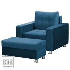 Fredriks Fauteuil Upwell II - Microfibre - Bleu marine - Avec repose-pieds -loftscape Boutique 1000196289 200224 14475900938 ICON DETAILS P000000001000196289 icon seal