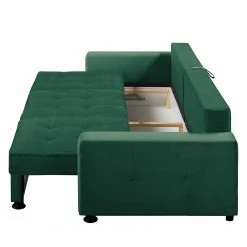 Fredriks Canapé convertible Upwell II - Microfibre - Vert foncé -loftscape Boutique 1000196302 200224 14483201175 DETAILS P000000001000196302