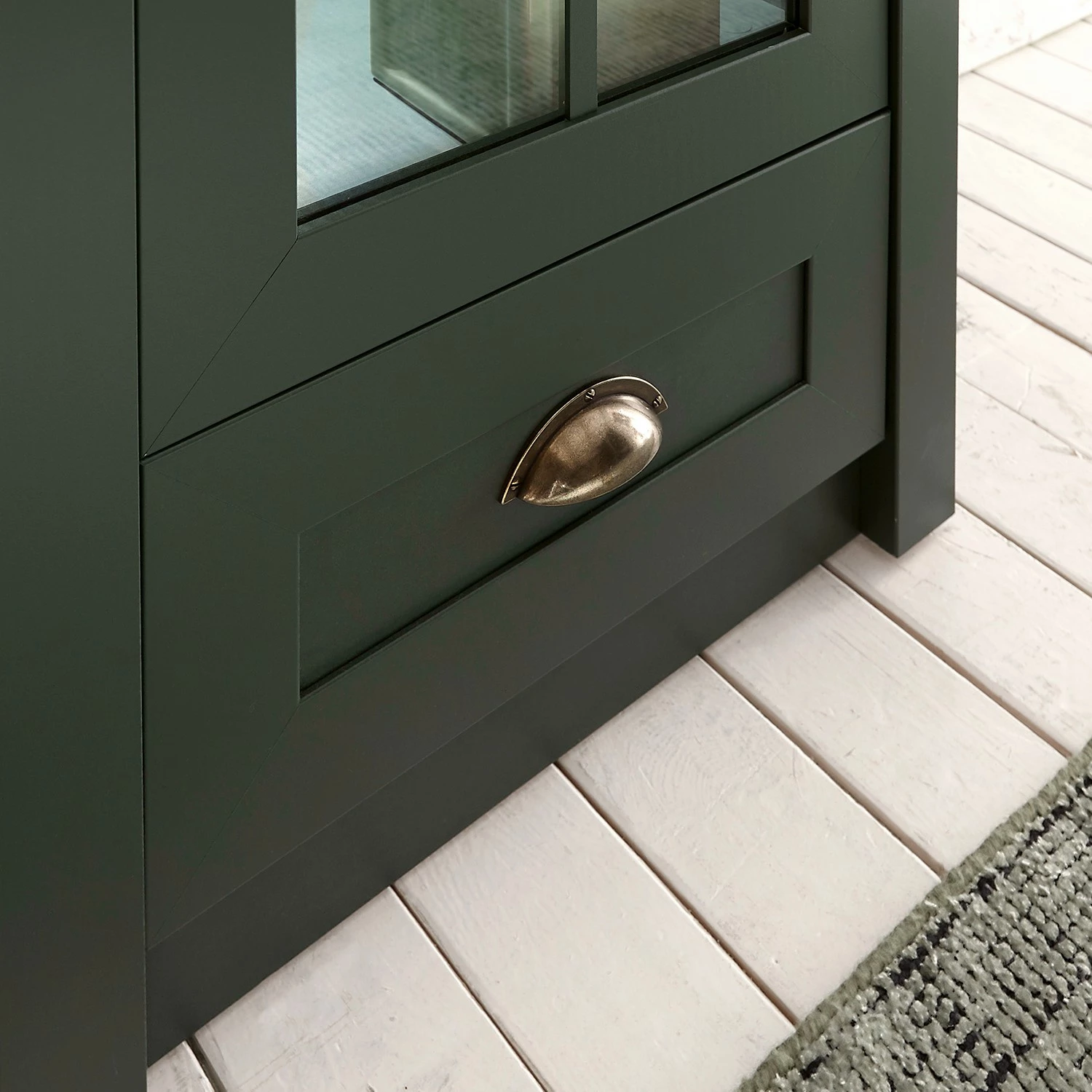 Ridgevalley Vitrine Beauville I - Vert mousse / Doré 10 Ridgevalley Vitrine Beauville I - Vert mousse / Doré – Image 8