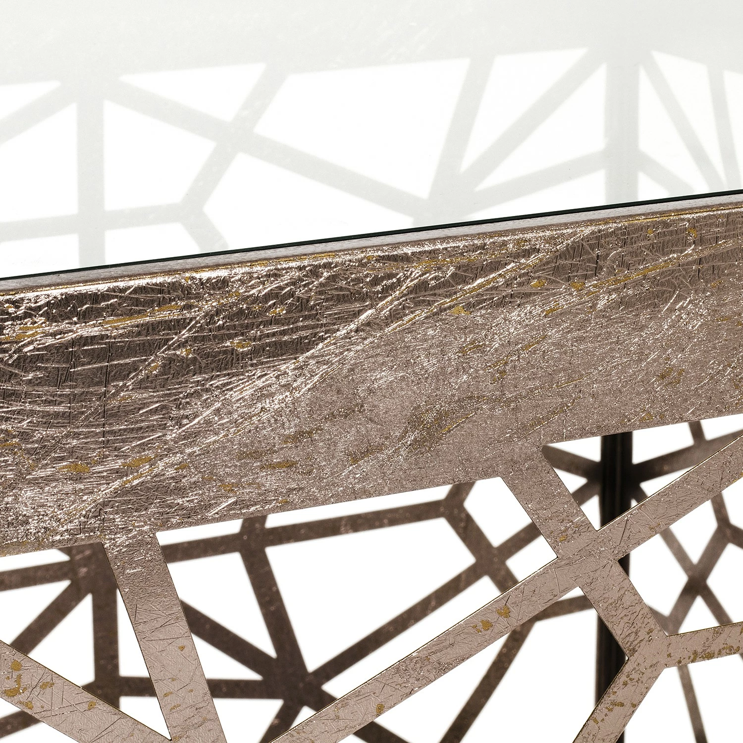 Red Living Bout de canapé Lindsfors I - Verre / Acier - Bronze vieilli 7 Red Living Bout de canapé Lindsfors I - Verre / Acier - Bronze vieilli – Image 5