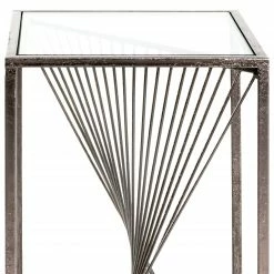 Red Living Bout de canapé Lixhult I - Verre / Acier - Argenté vieilli 11 Red Living Bout de canapé Lixhult I - Verre / Acier - Argenté vieilli -loftscape Boutique 1000196497 191211 14163400077 DETAILS P000000001000196497