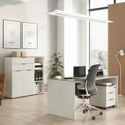 Germania Étagère de bureau I - Cachemire / Imitation noyer 11 Germania Étagère de bureau I - Cachemire / Imitation noyer -loftscape Boutique 1000197000 191203 06445900062 MOOD DETAILS P000000001000197000 mood