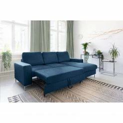 Fredriks Canapé d'angle Fiesta I - Tissu structuré - Bleu jean - Méridienne courte à droite (vue de face) - Avec fonction couchage 19 Fredriks Canapé d'angle Fiesta I - Tissu structuré - Bleu jean - Méridienne courte à droite (vue de face) - Avec fonction couchage -loftscape Boutique 1000198227 201210 09574500005 MOOD DETAILS P000000001000198227 mood