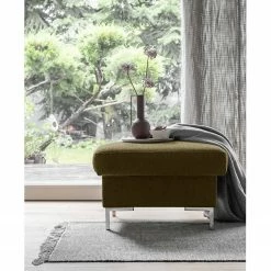 Fredriks Repose-pieds Fiesta I - Tissu - Vert olive -loftscape Boutique 1000198237 211015 15511600526 MOOD DETAILS P000000001000198237 mood