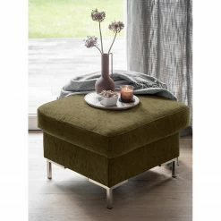 Fredriks Repose-pieds Fiesta I - Tissu - Vert olive -loftscape Boutique 1000198237 211015 15511600537 DETAILS P000000001000198237