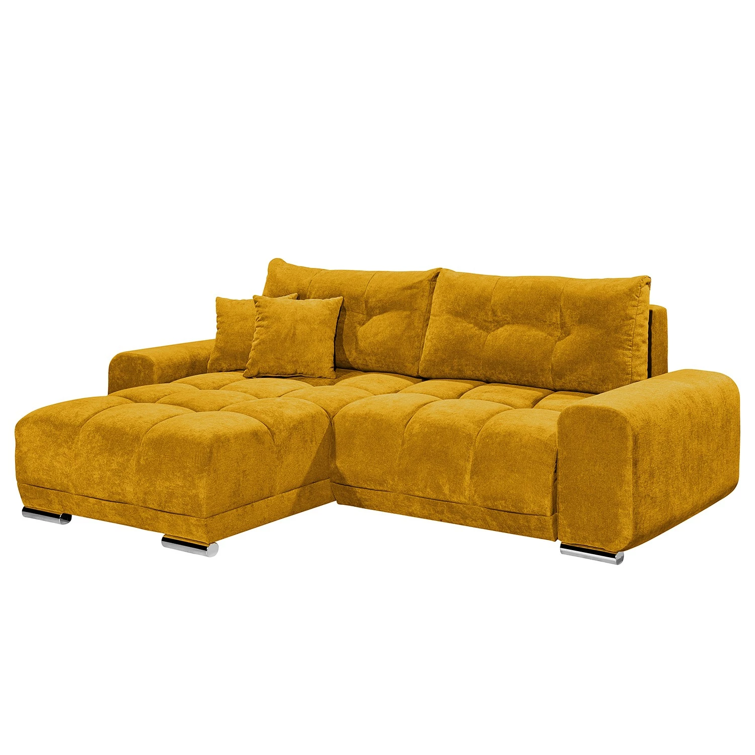 Fredriks Canapé d’angle Mimet - Microfibre Ranu: Jaune moutarde 3 Fredriks Canapé d’angle Mimet - Microfibre Ranu: Jaune moutarde