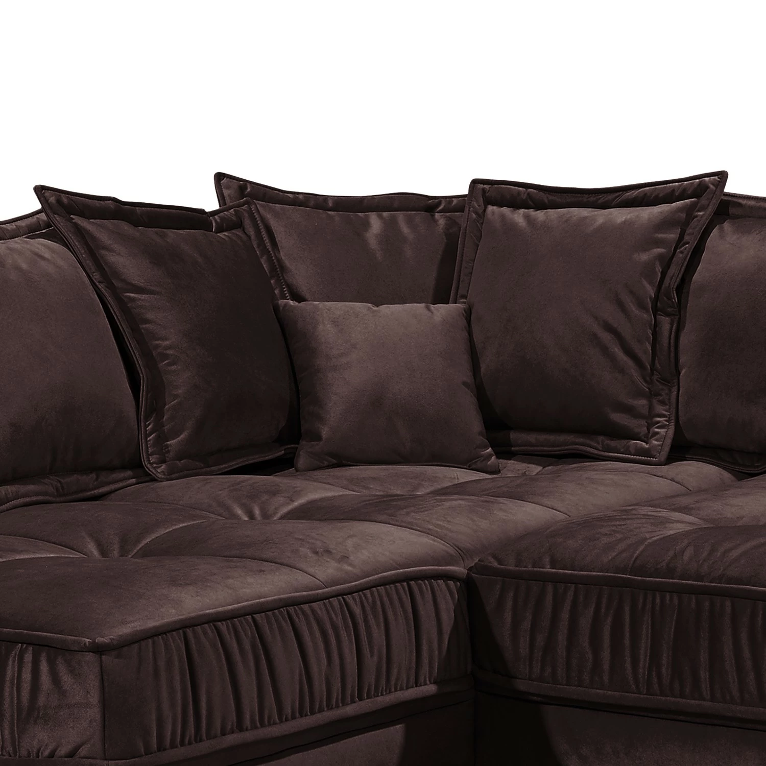 Fredriks Canapé d’angle Mazan - Microfibre Salvo: Aubergine 7 Fredriks Canapé d’angle Mazan - Microfibre Salvo: Aubergine – Image 5