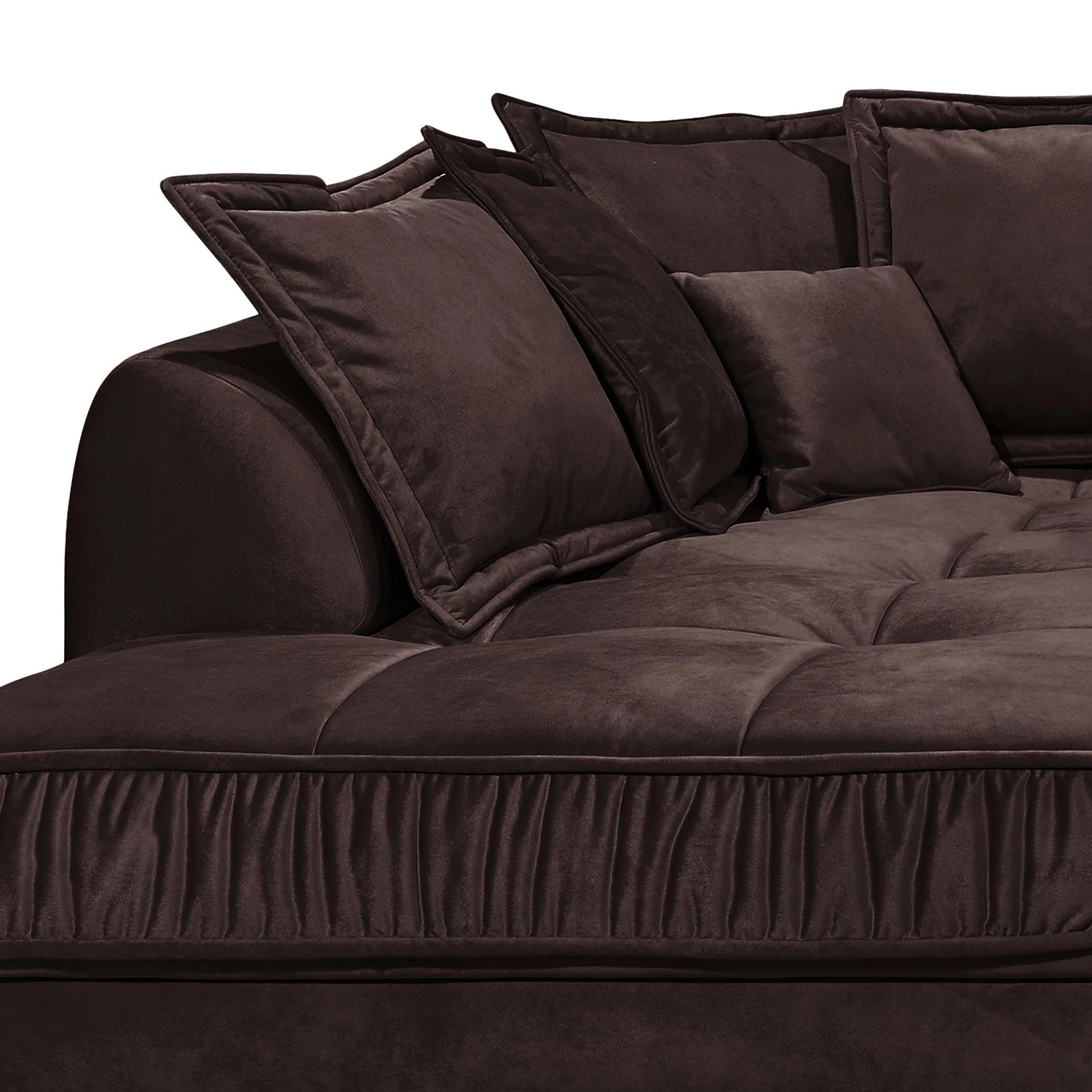 Fredriks Canapé d’angle Mazan - Microfibre Salvo: Aubergine 8 Fredriks Canapé d’angle Mazan - Microfibre Salvo: Aubergine – Image 6