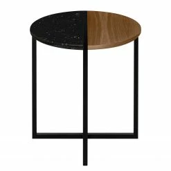 Temahome Bout de canapé Sonata - Marbre / Acier - Noyer / Noir 17 Temahome Bout de canapé Sonata - Marbre / Acier - Noyer / Noir -loftscape Boutique 1000198867 191209 09463400076 DETAILS P000000001000198867