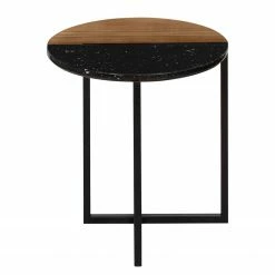 Temahome Bout de canapé Sonata - Marbre / Acier - Noyer / Noir 18 Temahome Bout de canapé Sonata - Marbre / Acier - Noyer / Noir -loftscape Boutique 1000198867 191209 09463400077 DETAILS P000000001000198867