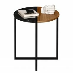 Temahome Bout de canapé Sonata - Marbre / Acier - Noyer / Noir 21 Temahome Bout de canapé Sonata - Marbre / Acier - Noyer / Noir -loftscape Boutique 1000198867 191209 09463400080 DETAILS P000000001000198867